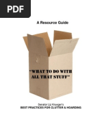 Download Best Practices for Clutter and Hoarding by State Senator Liz Krueger SN122218878 doc pdf