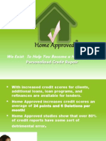 home approved credit presentation