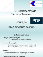 Fundamentos de Ciências Térmicas