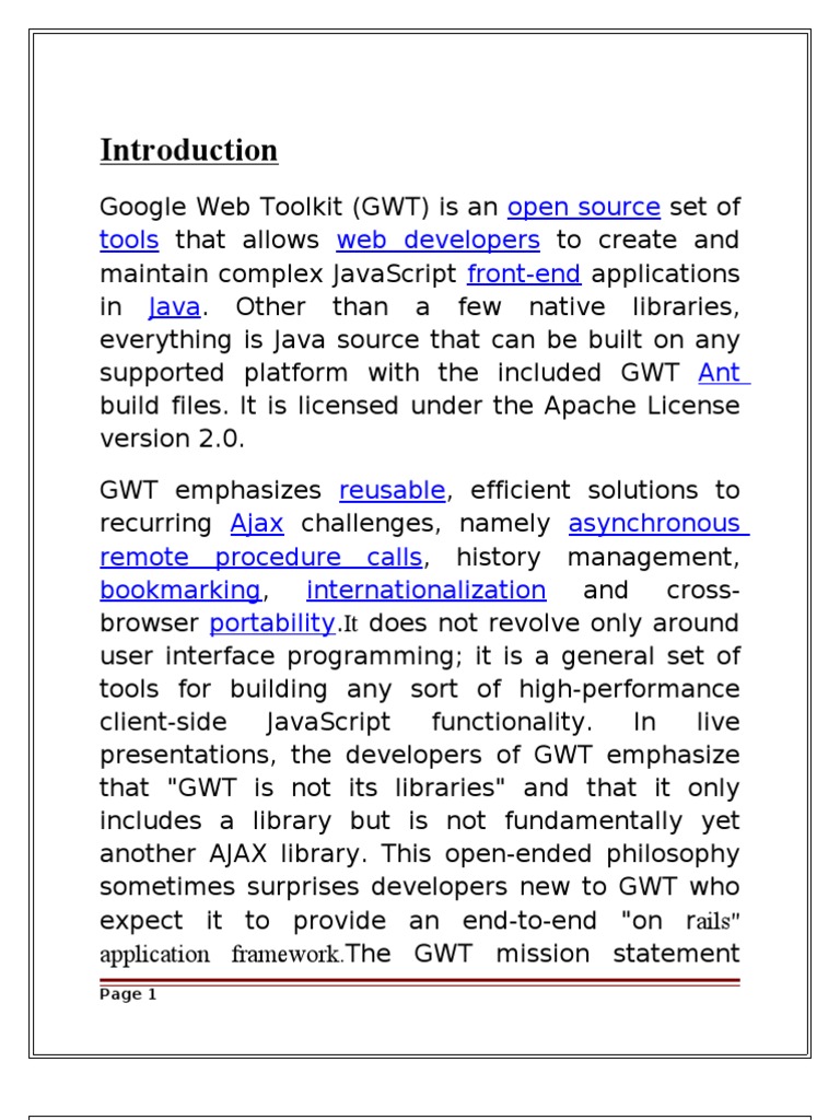 Open Source Tools Web Developers Front-End Java Ant | PDF | Java Script ...