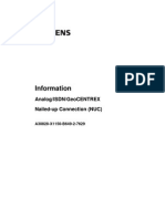 Information: Analog/Isdn/Geocentrex Nailed-Up Connection (Nuc)