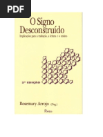 rosemary arrojo - o signo desconstruído