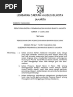 Download Perda DKI No 8 Thn 2008 Tentang Pencegahan Dan Penanggulangan Bahaya Kebakaran by pintormas SN122235843 doc pdf