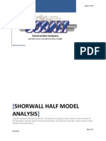 ShorWall Half Model Analysis 1.3 081012