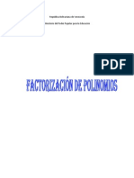 Factorizar Un Polinomio