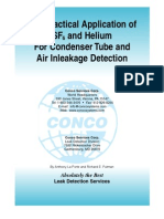 Practical Application Sf6 and Helium Condenser Tube and Air Inleakage Detection