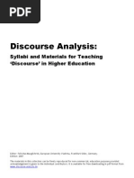 Download Discourse Analysis Syllabi by mysheepb SN122272991 doc pdf