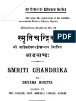 Smriti Chandrika by Devana Bhatta