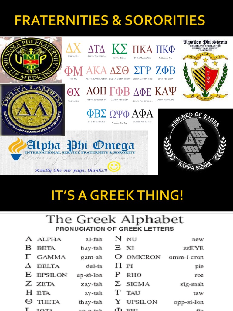 fraternities and sororities Fraternities And Sororities Behavioural