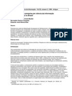 DISSIMINAÇÃO DA INFORMAÇÃO _DisseminacaoPesquisaCienciaInformacao