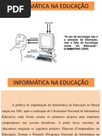 INFORMÁTICA NA EDUCAÇÃO
