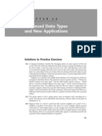 Advanced Data Types and New Applications: Solutions To Practice Exercises