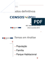 anabela delgado [ine] 2012_censos 2011, resultados definitivos [apresentação]