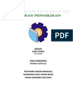 Politeknik Negeri Bengkalis Perogram Studi Teknik Mesin TAHUN AKADEMIK 2012/2013