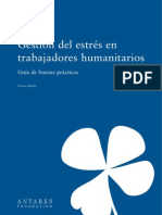 Gestion Del Estres en Trabajadores Humanitarios Guia de Buenas Practicas