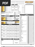 Star Wars d20 Fillable Character Sheet