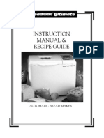 Instruction Manual & Recipe Guide: Automatic Bread Maker