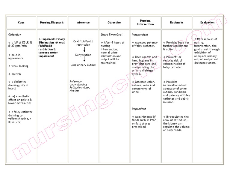 Nursing care plan pain   scribd