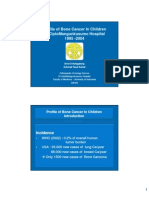 Profile of Bone Cancer in Children 3.1.2