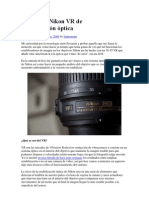 El sistema Nikon VR de estabilización óptica.docx