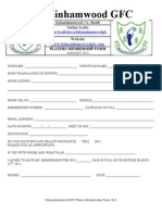 kilmainhamwood gfc players membership form 2013