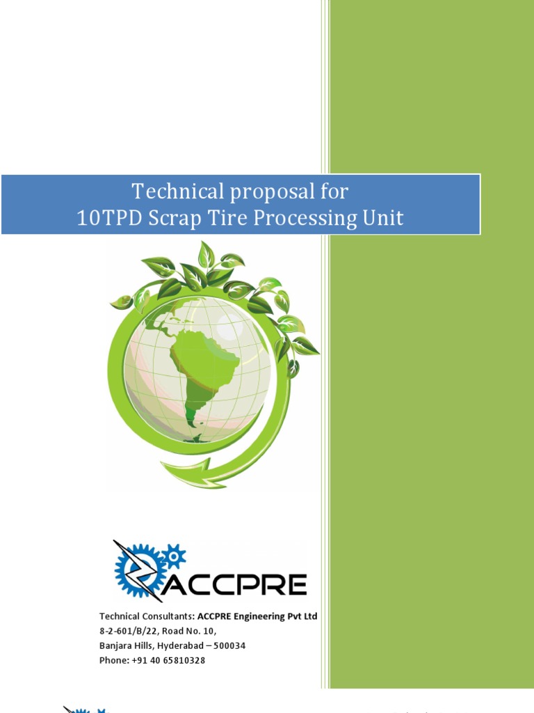 Tire Pyro Lys Is Report | PDF | Pyrolysis | Natural Gas