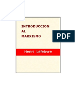 Lefebvre Henri Introduccion Al Marxismo 67pag