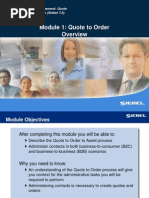 Siebel: Quote To Order Overview