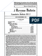 Bureau of Internal Revenue Cumulative Bulletin XII-2 (1933)