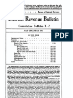 Bureau of Internal Revenue Cumulative Bulletin X-2 (1931)