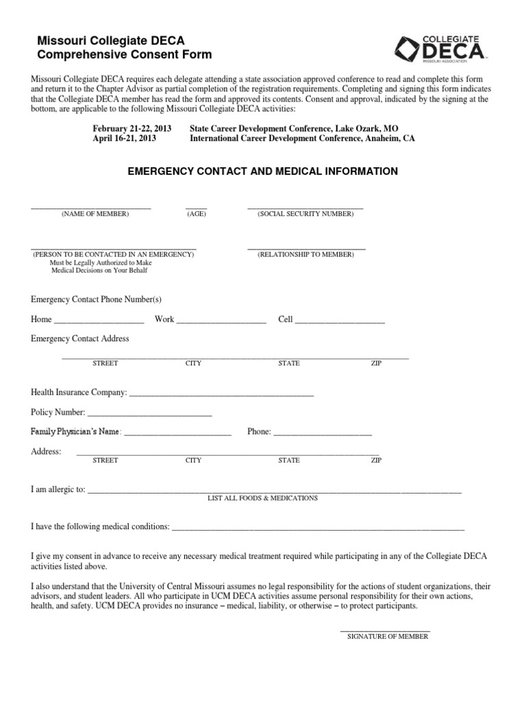 Deca Printable Record Form - Printable Forms Free Online