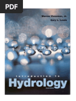 Introduction to Hydrology