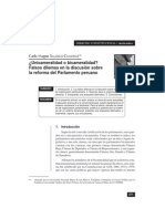Unicameralidad o Bicameralidad PDF