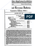 Bureau of Internal Revenue Cumulative Bulletin 1938-1