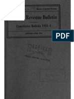 Bureau of Internal Revenue Cumulative Bulletin 1951-1