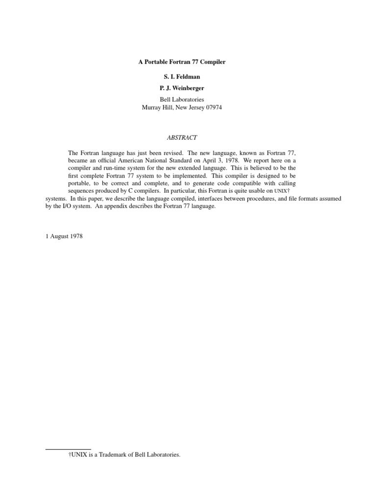 Fortran 77 | PDF