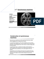 Lecture 07 - Synchronous Machines