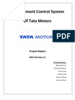 Project On Tata Motors