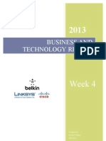 Business and Technology Report: Week 4 Week 4
