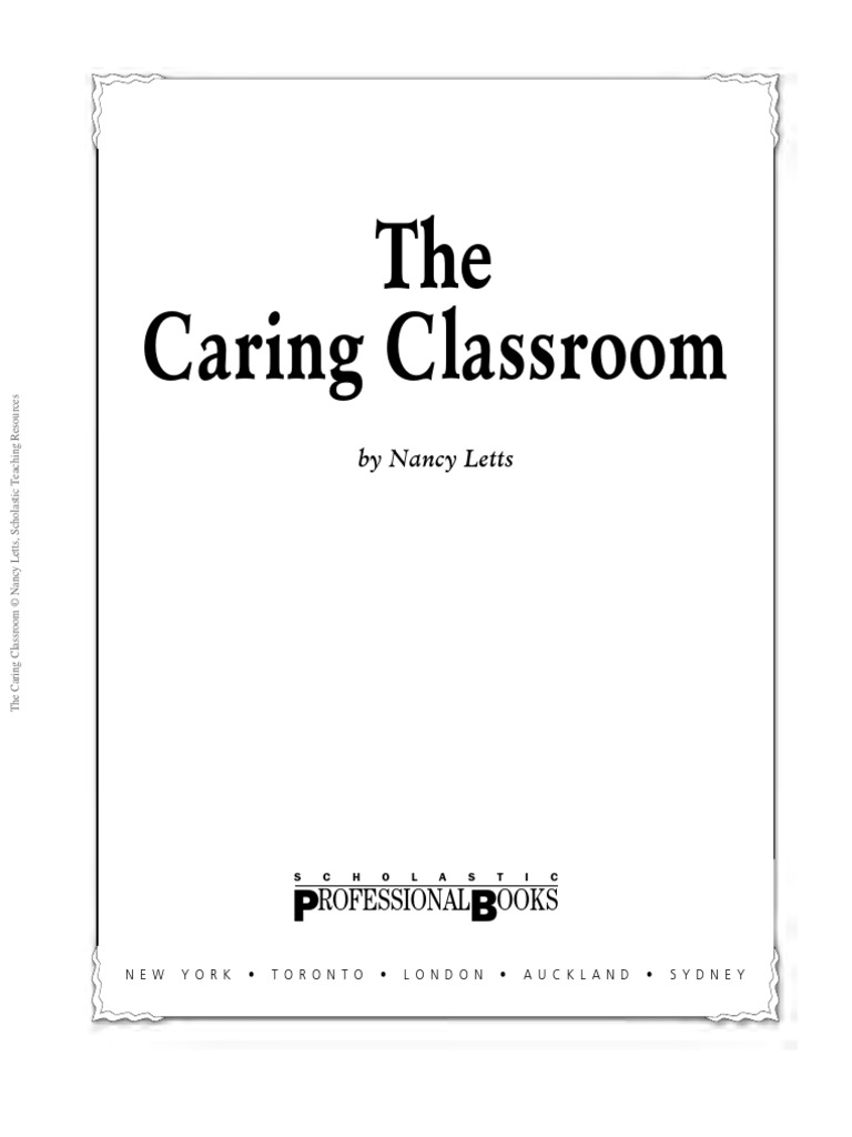The Caring Classroom | PDF | Teachers | Curriculum