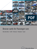 Rescue Cards For Passenger Cars Mercedes Benz - AMG - McLaren - Maybach - Smart