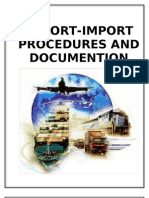 Export Import Procedures and Documentation