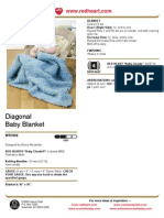 Diagonal Baby Blanket
