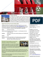 Athletic Email Newsletter - April 2012