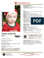 Toddler Santa Hat