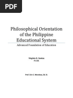 Download PHILOSOPHICAL ORIENTATION OF THE PHILIPPINE EDUCATIONAL SYSTEM by meg_santos_4 SN122416766 doc pdf