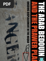 Download The Arab Bedouin and the Prawer Plan - Ongoing Displacement in the Naqab by Adalah - The Legal Center for Arab Minority Rights in Israel SN122424008 doc pdf