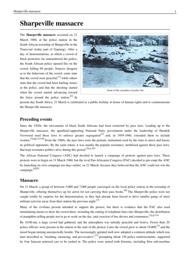 sharpeville massacre essays pdf