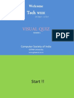 Visual Quiz Round 1