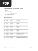 Download Phrase Base Business Plan v21 by jeffreyhock SN12243343 doc pdf